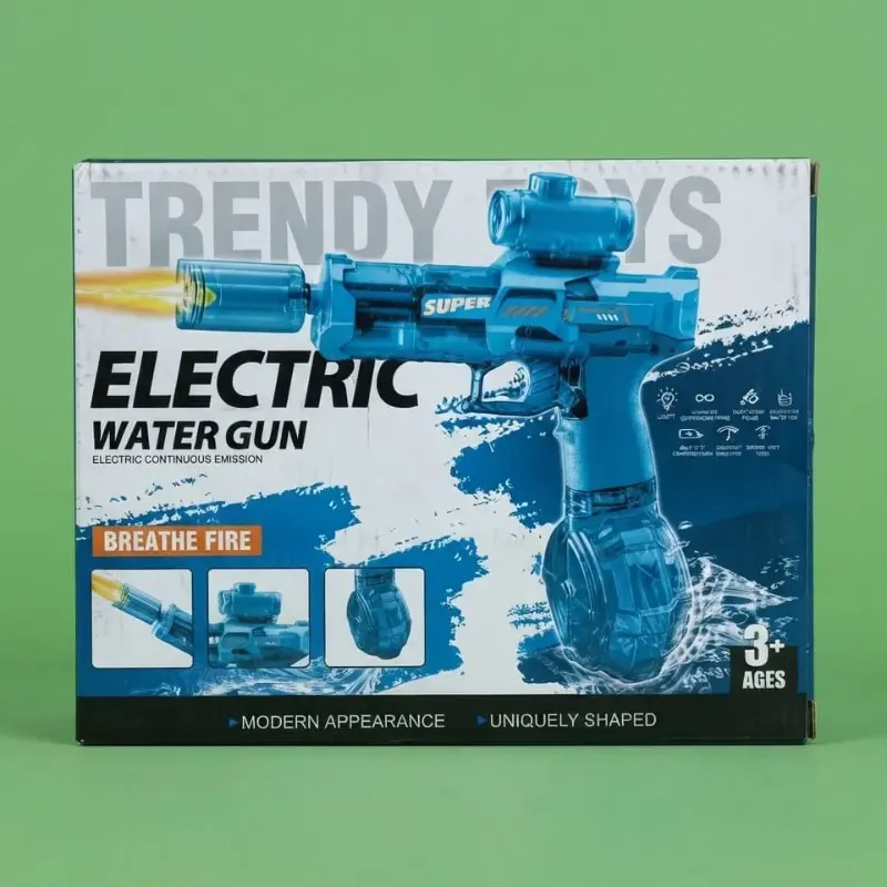 Electric Shark High-Velocity Water Blaster with Burst Fire