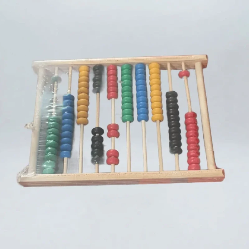 Classic 10-Row Wooden Abacus Math Counting Frame