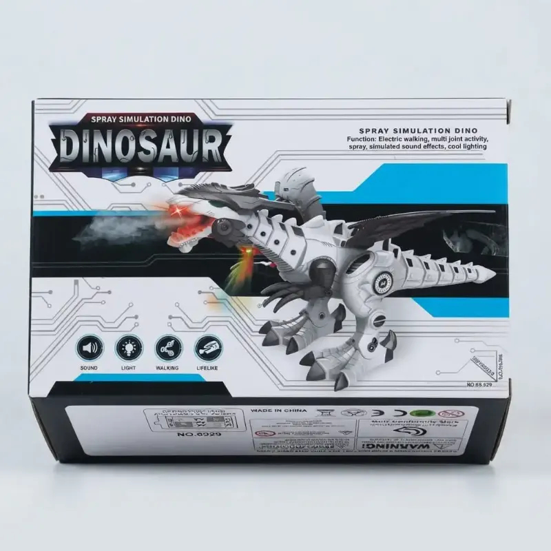 Electric Walking Dinosaur with Smoke Mist Spray & Roaring Sound
