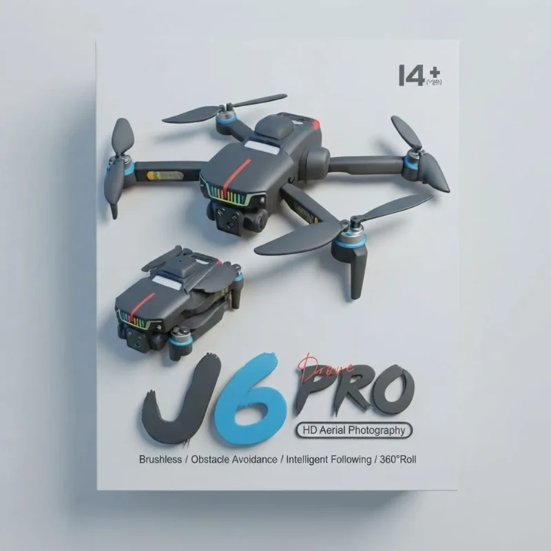 J6 Pro Dual-Camera Drone with 360° Obstacle Avoidance