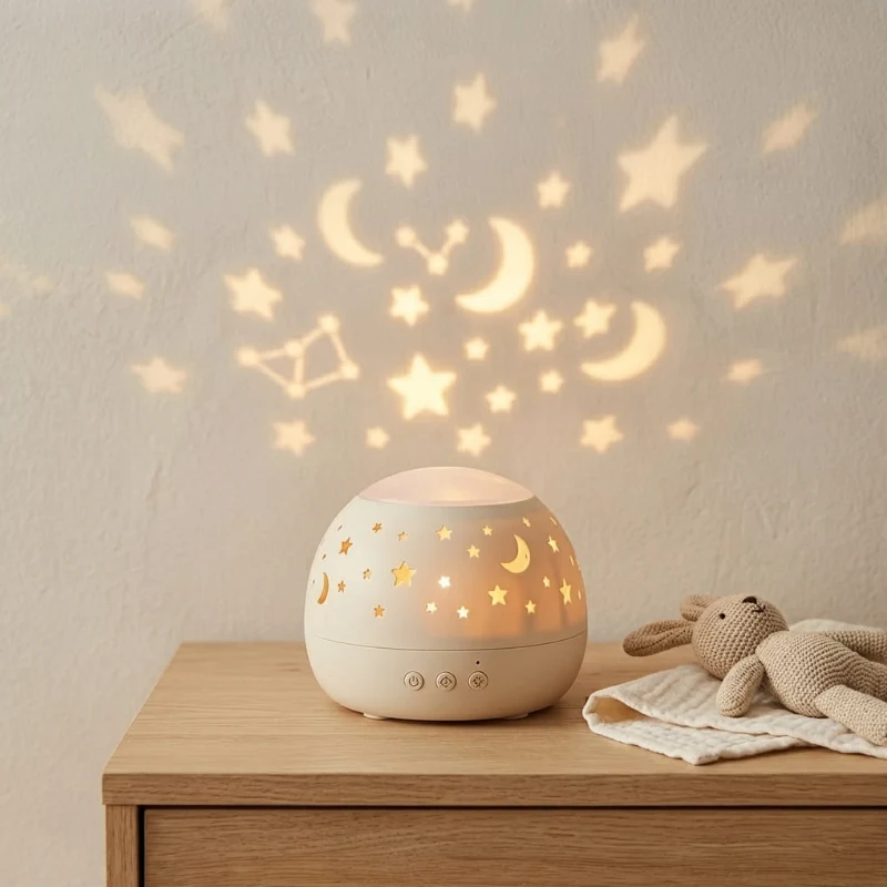 Astronaut Star & Galaxy Projector Night Light with Remote