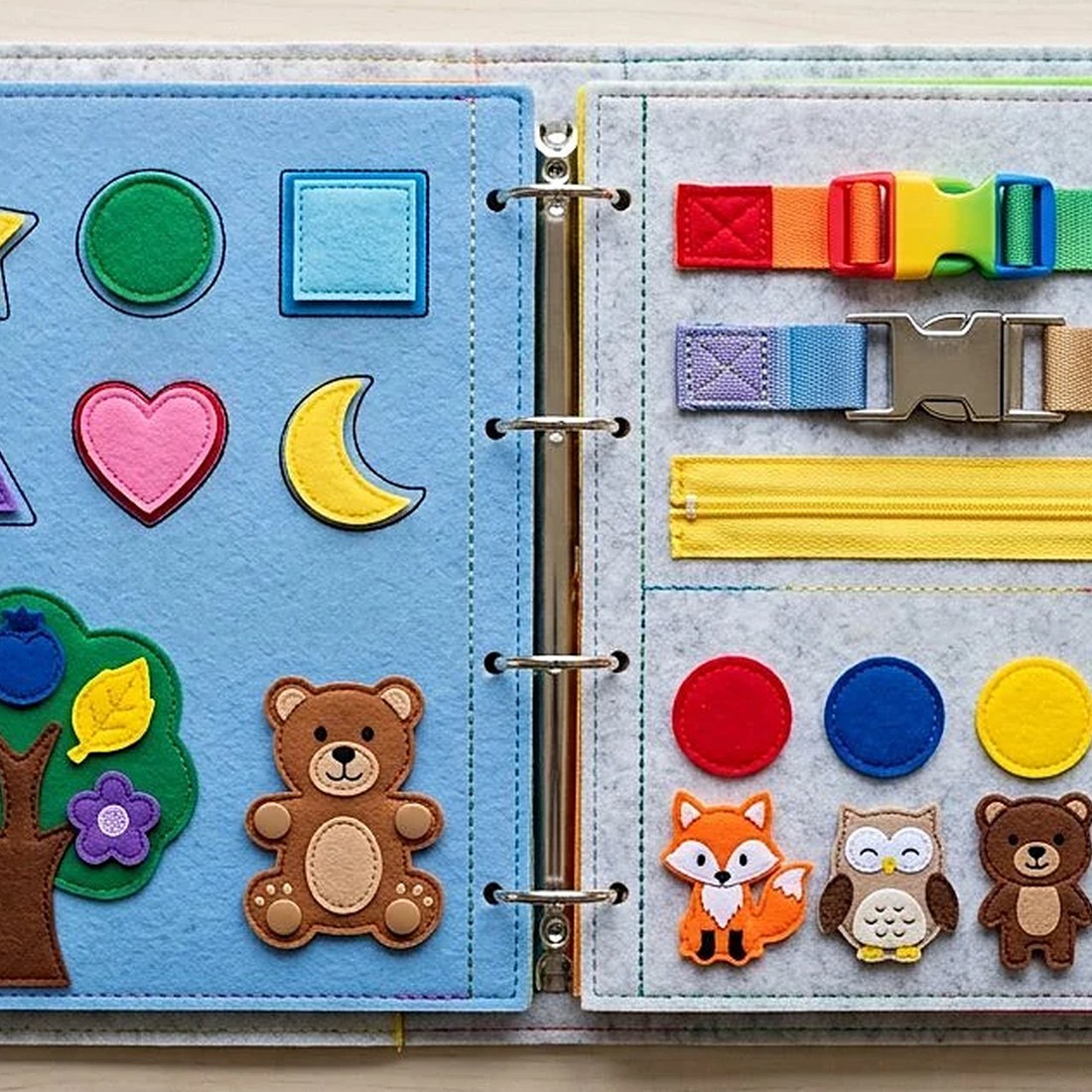 Montessori Activity Busy Book for Toddlers