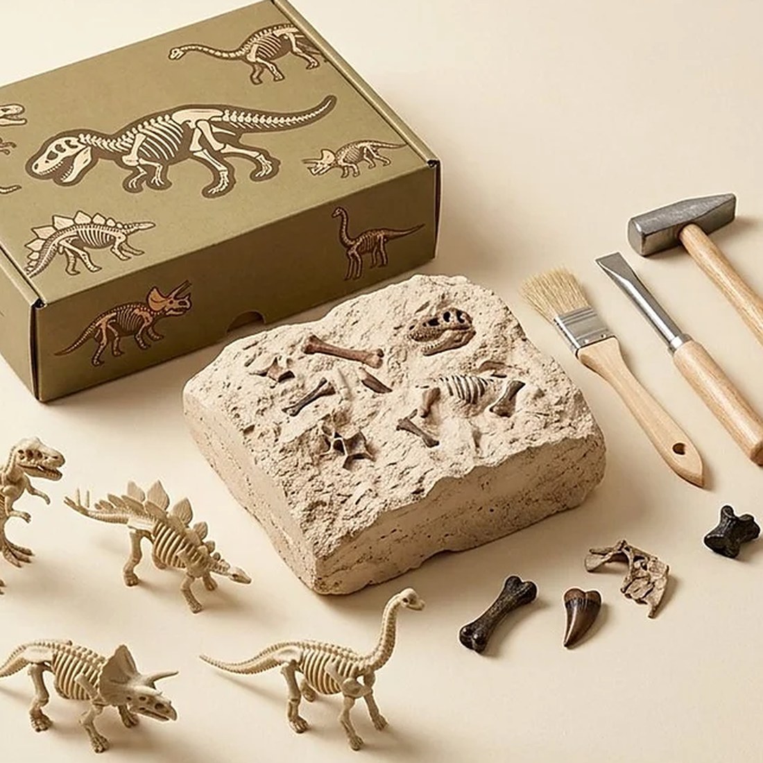 Dinosaur Fossil Dig & Excavation Science Kit