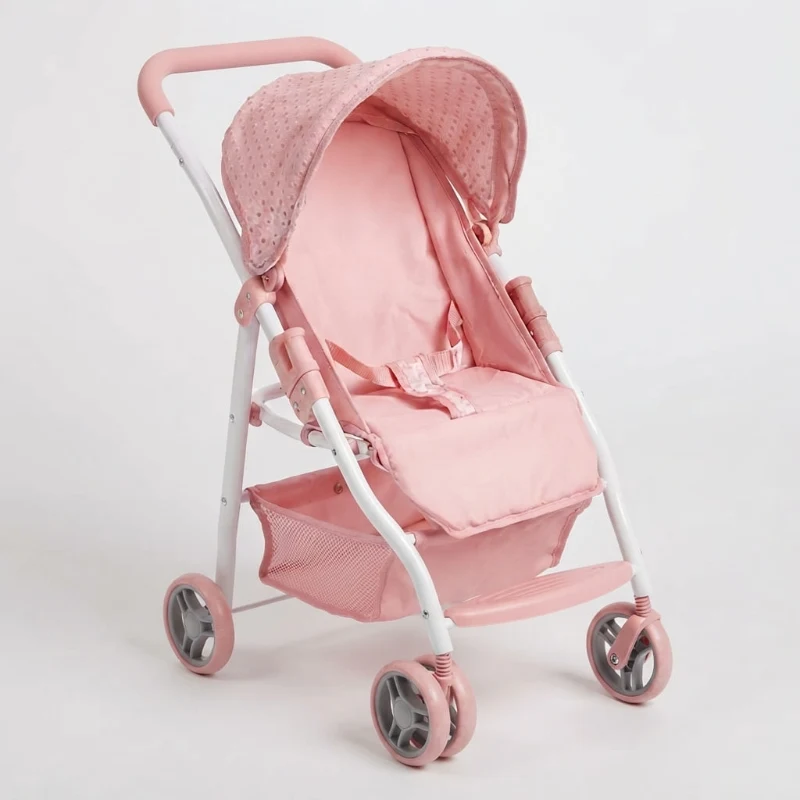 3-in-1 Baby Doll Playset with Stroller, Crib & High Chair