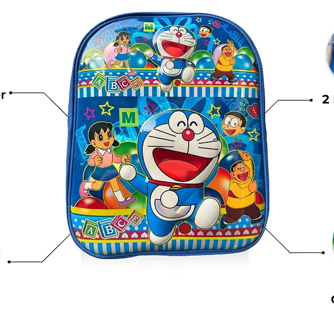 Doraemon Kids Lightweight School Backpack