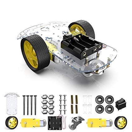 2WD Smart Robot Car Acrylic Chassis & Motor Kit