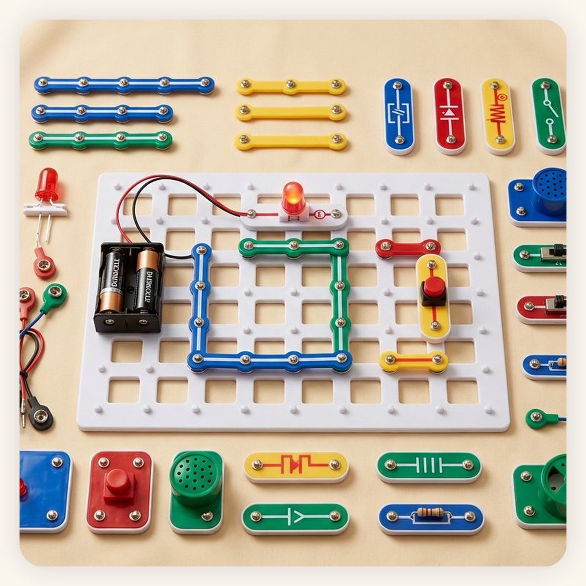 Electric Circuit Learning Kit for Kids – DIY Science Experiment Set view 3