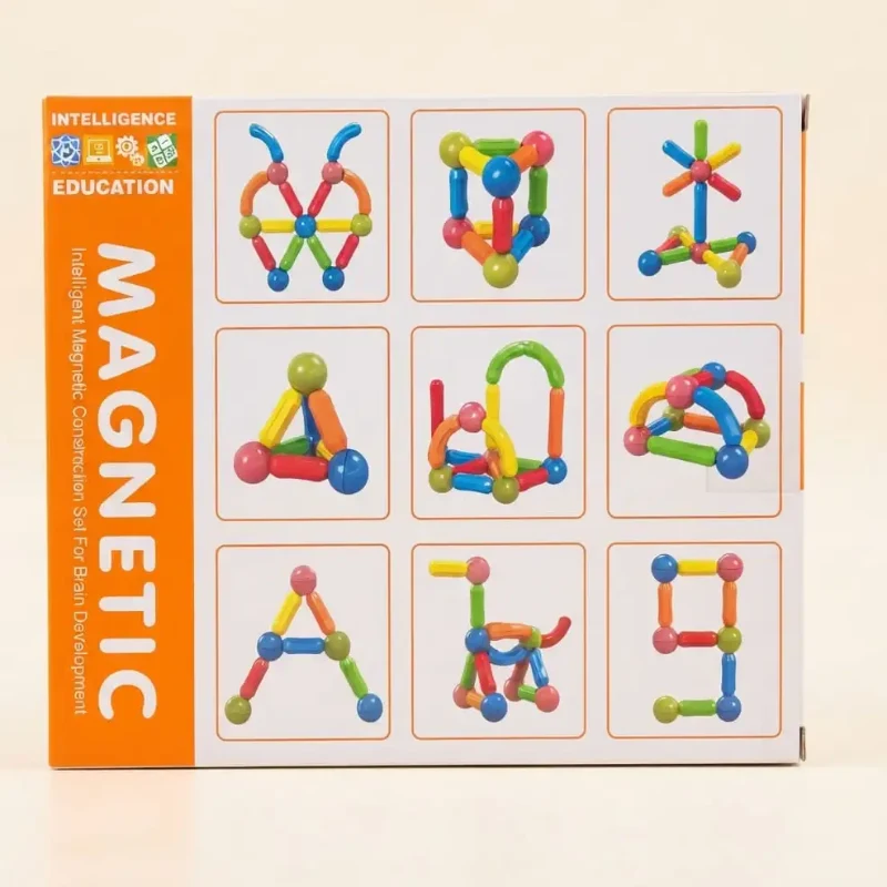 25 Pcs 3D Magnetic Building Blocks Construction Toy Set view 2