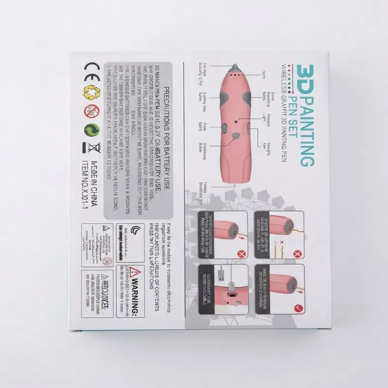 3D Drawing Pen - Enhance Art and Imagination Skills with Filament Refills view 2