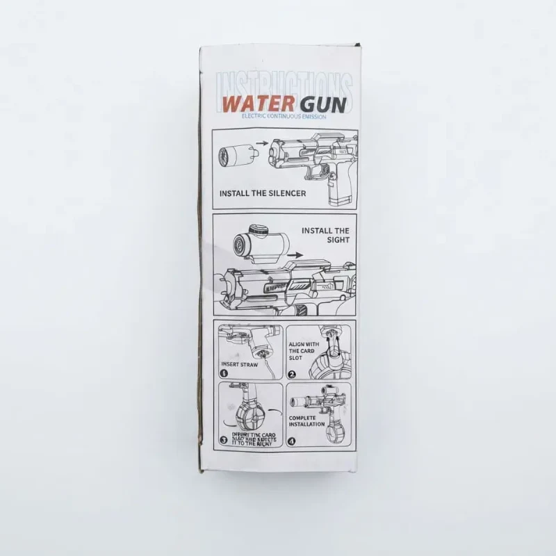 Automatic Shark Breathe Fire Electric Water Gun - High Velocity Burst Blaster view 2