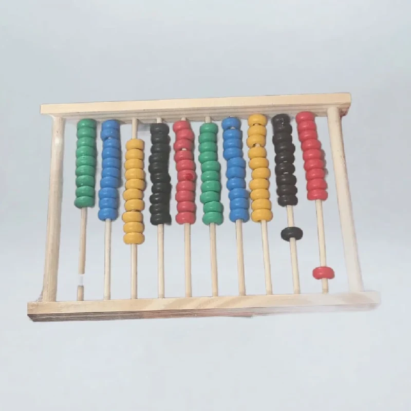 Classic Wooden Abacus Counting Frame - Early Math Learning Toy view 2