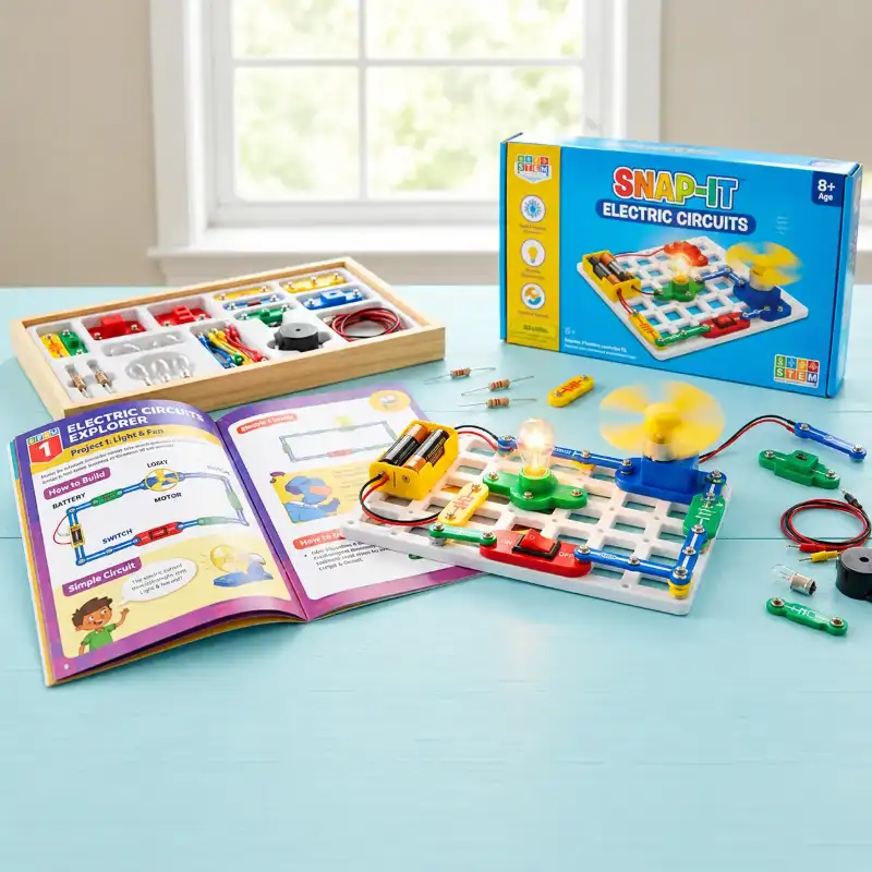 Electric Circuit Learning Kit for Kids – DIY Science Experiment Set