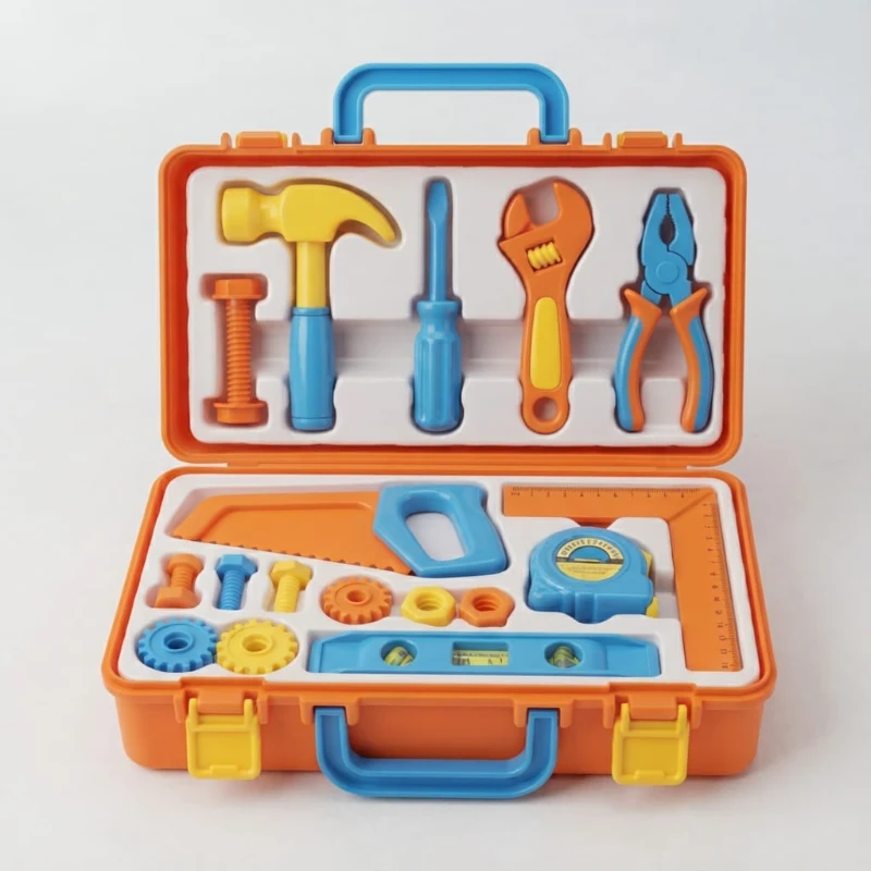 Kids Tool Set Toy with Toolbox