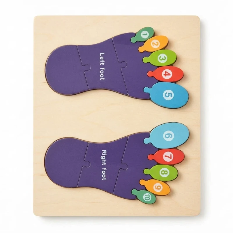 Sensory Hand & Foot Coordination Game Play Mat Puzzle for Kids view 2