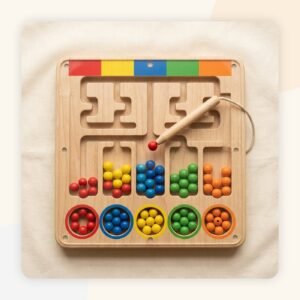 Wooden Magnetic Color Classification Maze main product photo - KidsTown Pakistan