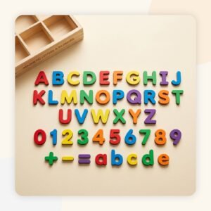 Magnetic Letters and Numbers Learning Set main product photo - KidsTown Pakistan