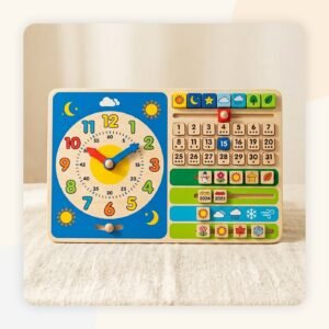 Kids Learning Clock and Calendar Board main product photo - KidsTown Pakistan
