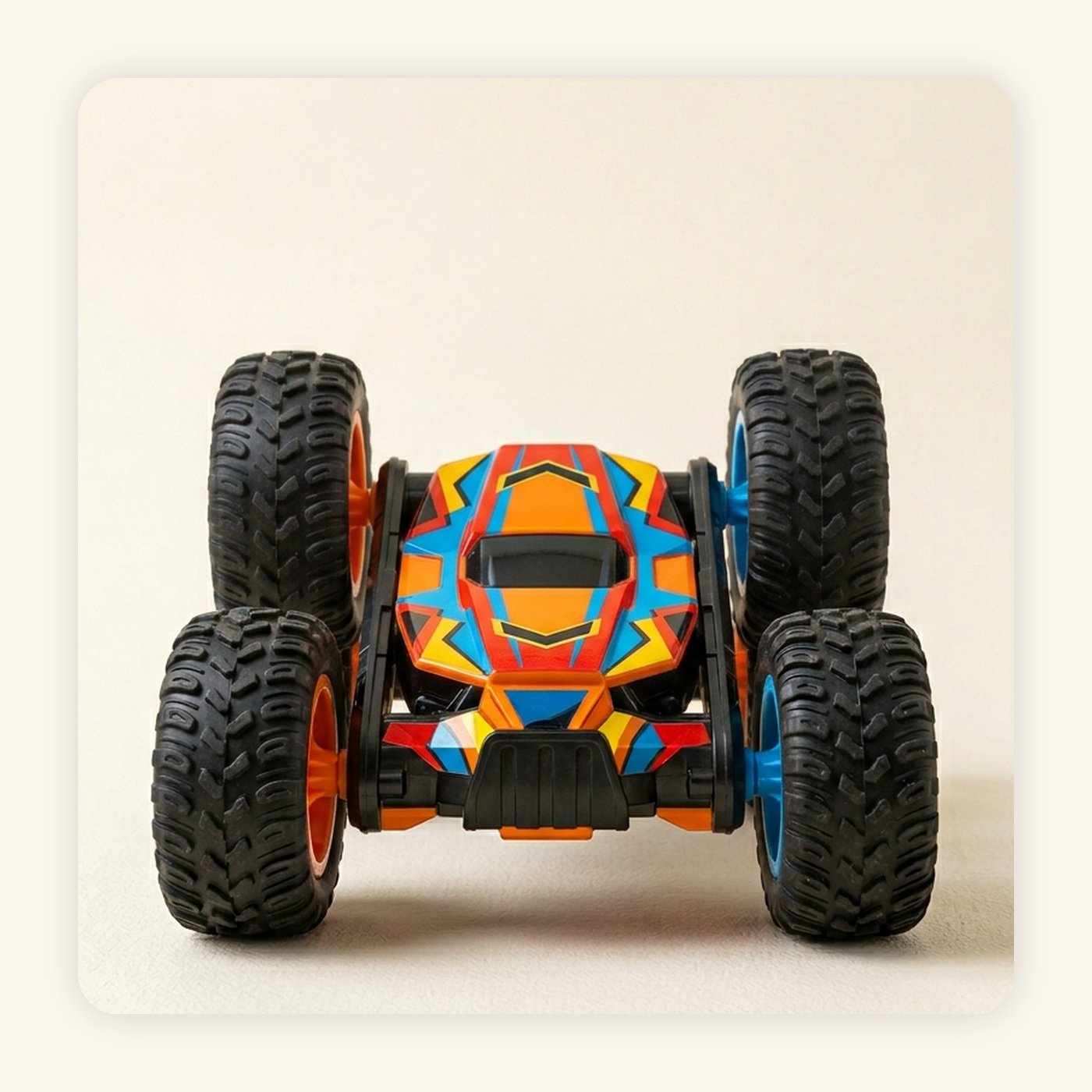 Budget Crazy 360° RC Stunt Mini Car close-up product photo - KidsTown Pakistan