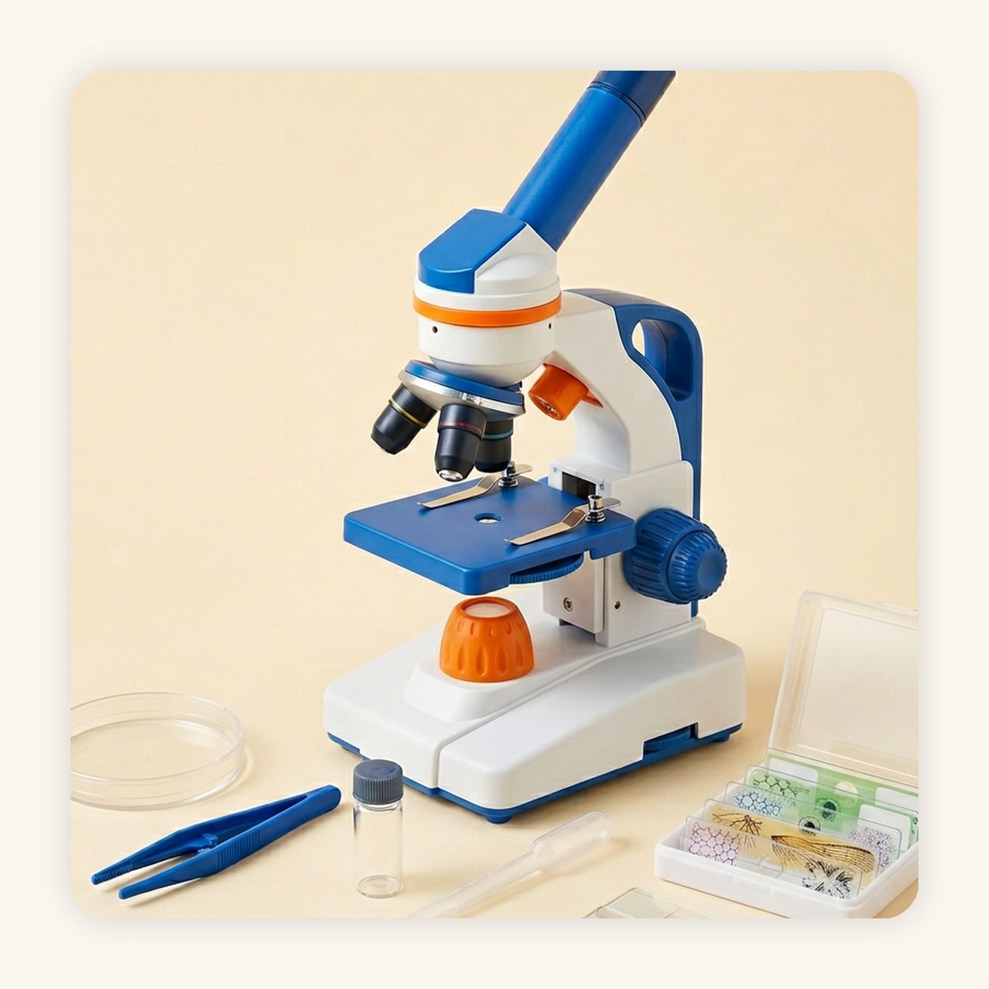 Mini Microscope Science Kit for Kids close-up product photo - KidsTown Pakistan