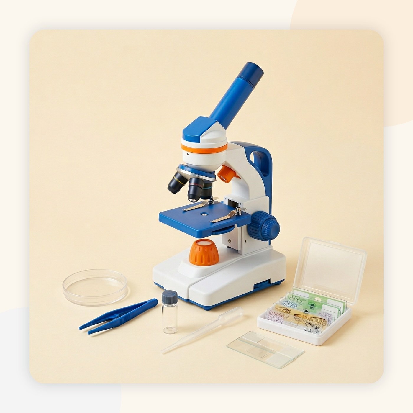 Mini Microscope Science Kit for Kids main product photo - KidsTown Pakistan