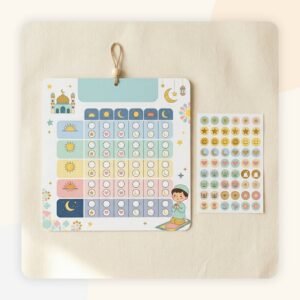 Kids Salah Learning Chart with Stickers main product photo - KidsTown Pakistan
