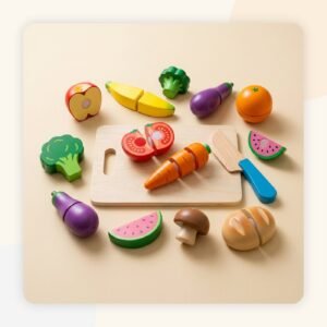 Food Cutting Pretend Play Set main product photo - KidsTown Pakistan