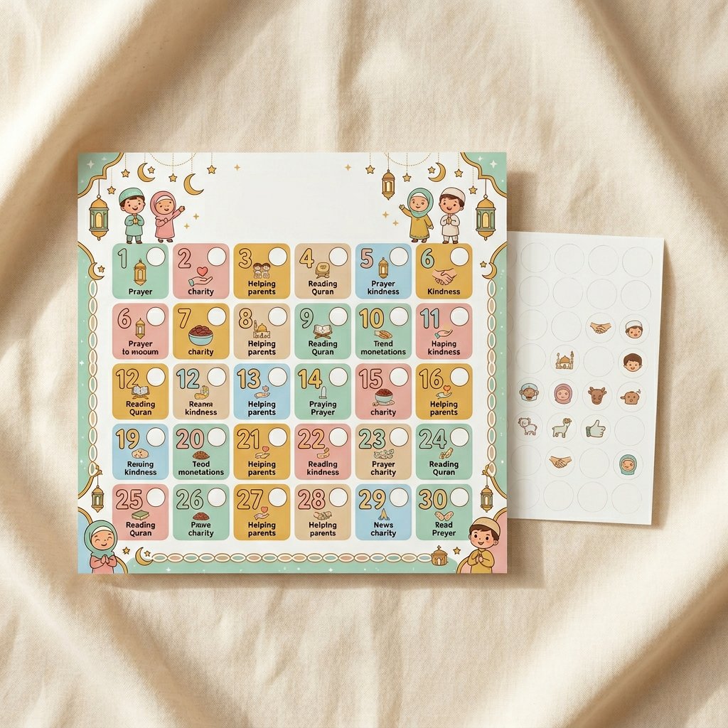 Good Deeds Chart Photoreal Setup – KidsTown.pk