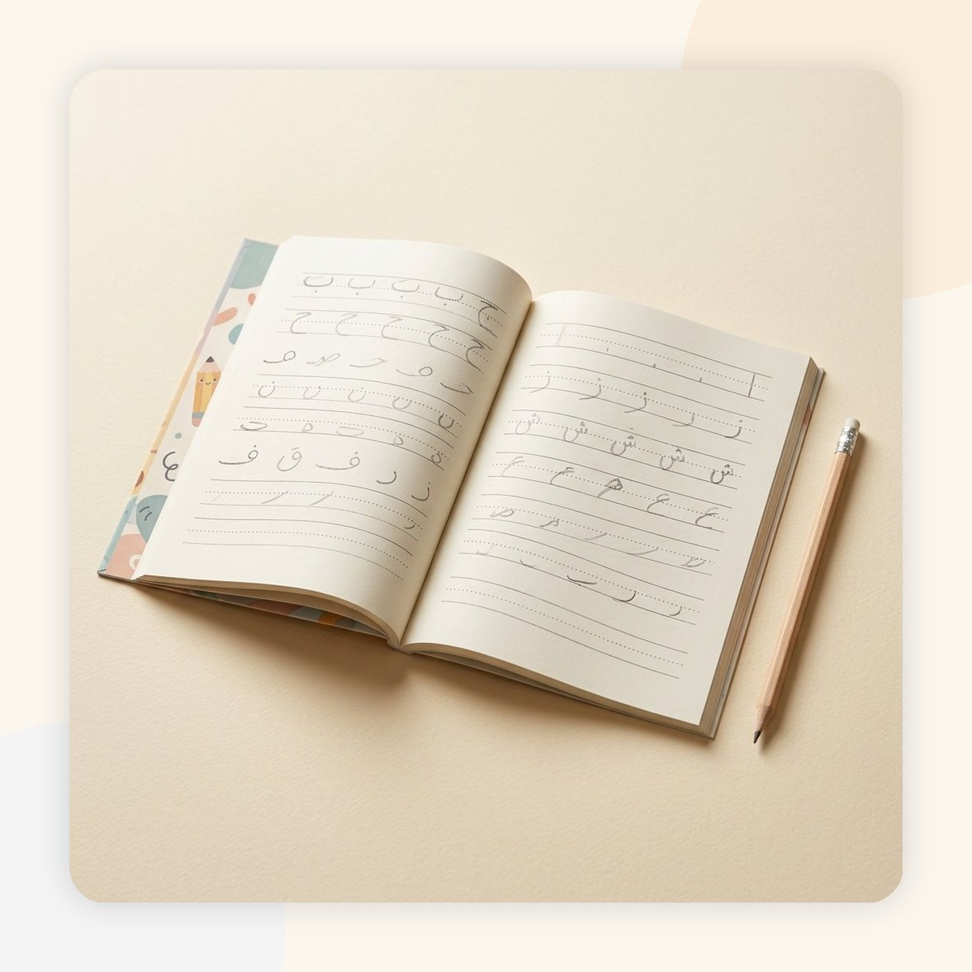 Arabic Writing Practice Book for Kids main product photo - KidsTown Pakistan