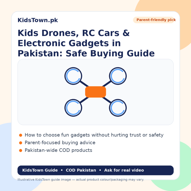 Kids Drones, RC Cars & Electronic Gadgets in Pakistan: Safe Buying Guide for Parents - KidsTown Pakistan