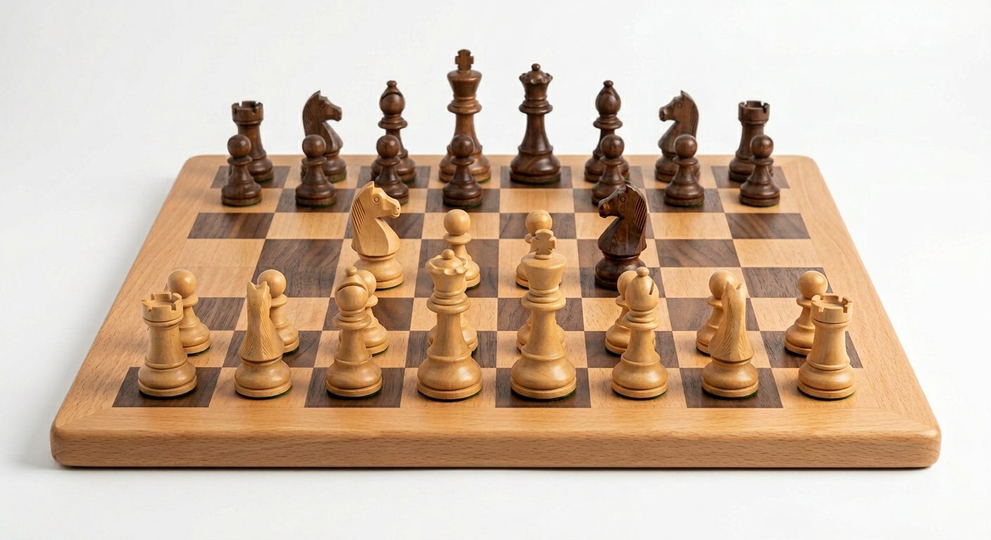 Premium Kids Wooden Chess Set - Strategy Learning Game product image - KidsTown Pakistan