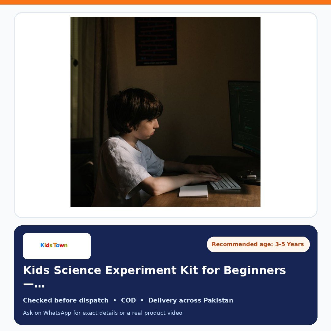Kids Science Experiment Kit for Beginners additional view - KidsTown Pakistan