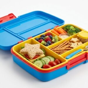Kids Bento-Style Lunch Box — Leak-Proof, BPA-Free with Compartments (Ages 3+)