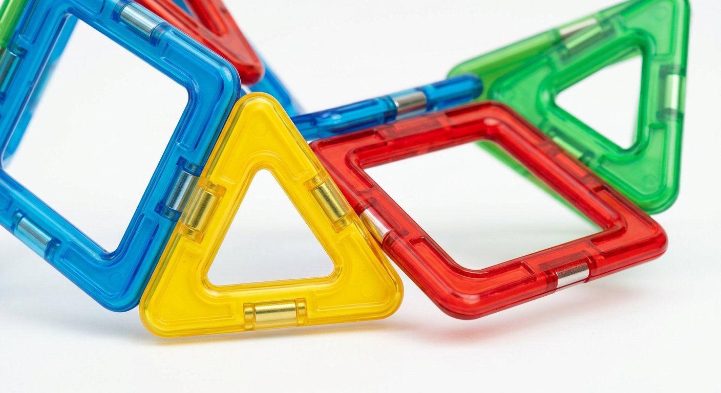 Magnetic Tiles Detail - Strong Magnets