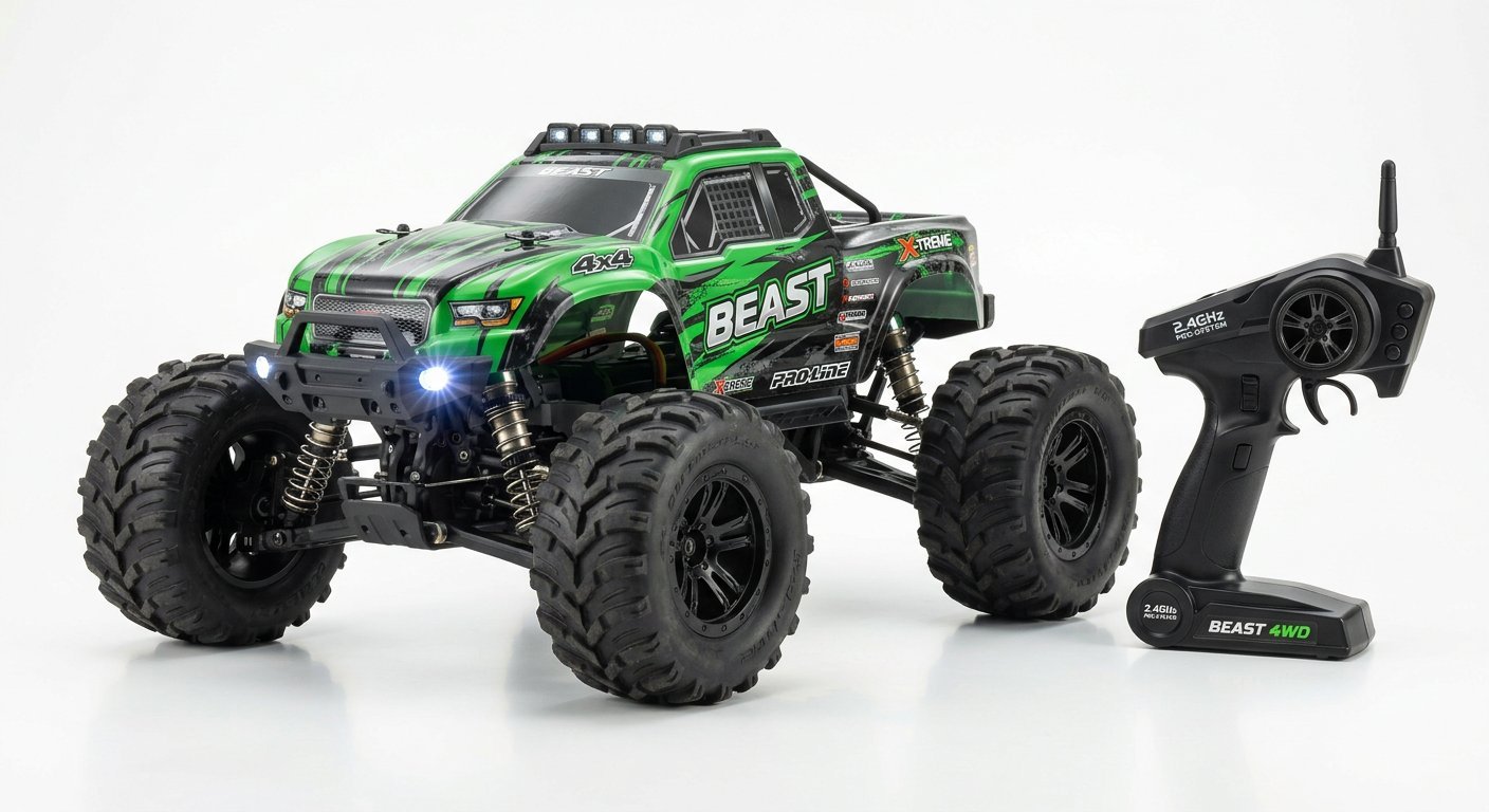 RC Monster Truck 4WD Off-Road product image - KidsTown Pakistan