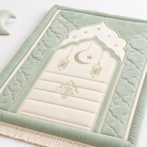 Personalized Soft Kids Prayer Mat - Velvet Sajjadah
