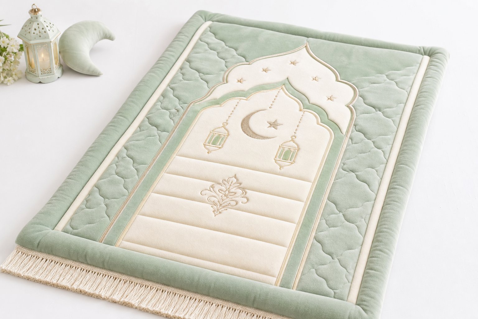 Personalized Soft Kids Prayer Mat - Velvet Sajjadah