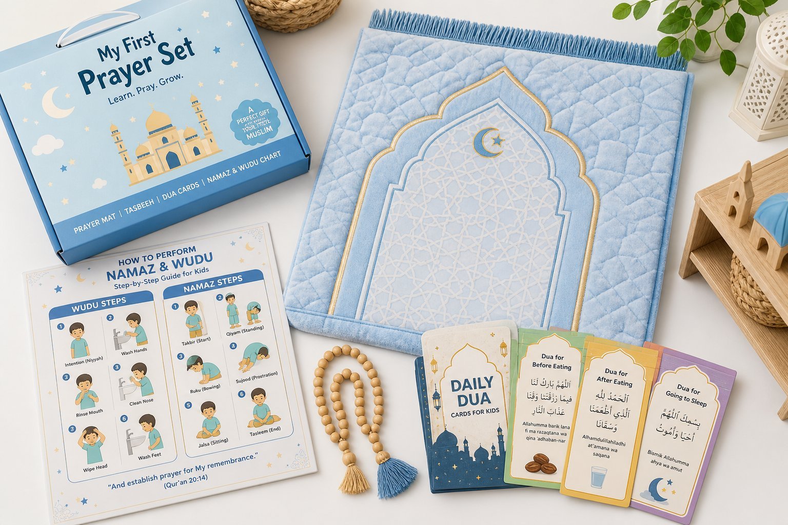 My First Salah Gift Set for Kids - Studio View