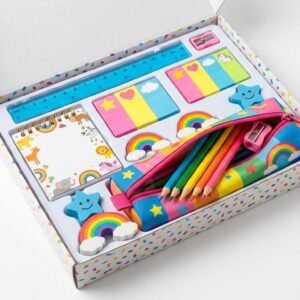 Back-to-School Start Combo: Water Bottle + Lunch Box + Stationery Set