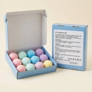 Bath Bomb Gift Set – 12 Pieces (Adult Supervision)