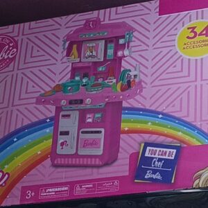 Pink Chef Kitchen Playset – 34 Accessories