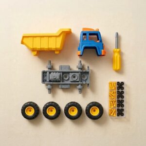 DIY Take-Apart Construction Truck Kit