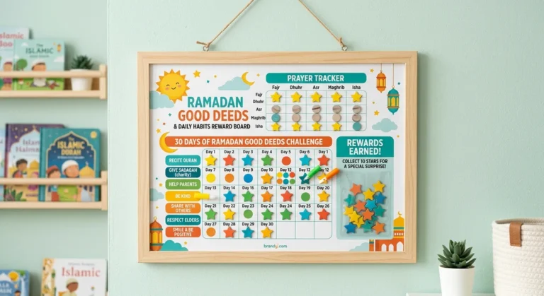 Good Deeds Chart for Kids – Daily Habits Board