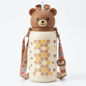 1000ml Bear Design Premium Sipper Water Bottle With Strap – KidsTown.pk Pakistan