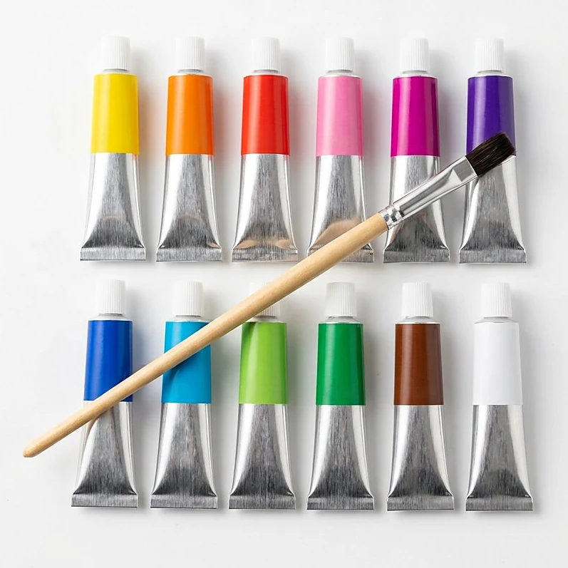 12 Oil Colors Tubes With Brush – Learning Toy for Kids Pakistan – KidsTown.pk Pakistan