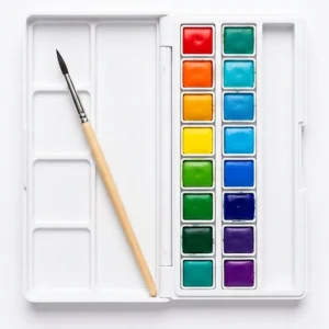 12 Water Color Set with Brush – Learning Toy for Kids Pakistan – KidsTown.pk Pakistan