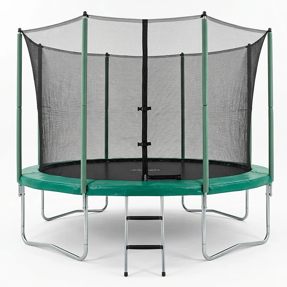 12FT TRAMPOLINE WITH STAIR & NET – Learning Toy for Kids Pakistan – KidsTown.pk Pakistan
