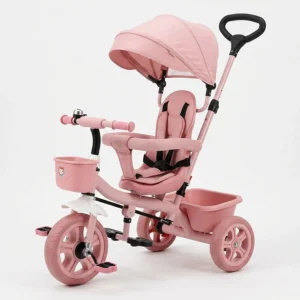 2 Kids Pink Tricycle T-809F – Learning Toy for Kids Pakistan – KidsTown.pk Pakistan