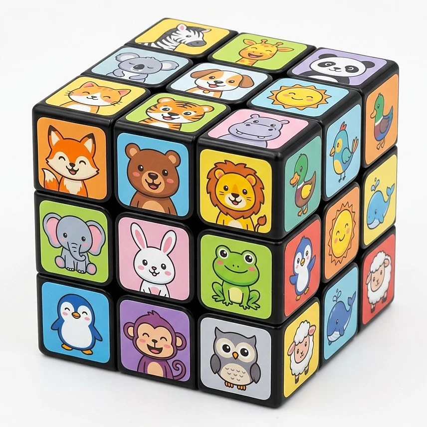 3 by 3 Character Cube – Learning Toy for Kids Pakistan – KidsTown.pk Pakistan