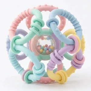 3 in 1 Teether Ball For Babies – Baby Toy & Essential Pakistan – KidsTown.pk Pakistan
