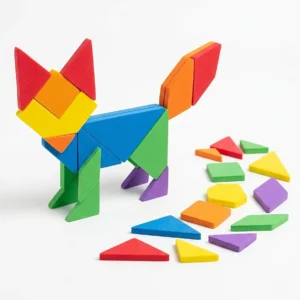 3D Creative Jigsaw Tangram Puzzle Game – Learning Toy for Kids Pakistan – KidsTown.pk Pakistan